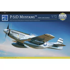   Arma Hobby - North-American P-51 D Mustang Very Long Range repülő makett