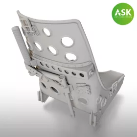   Art Scale - 1/32 A6M Zero Seat early with strarting handle - 3D print