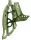 Art Scale - 1/32 A6M Bulkhead with Seat in TOP position - 3D rec. for Tamiya