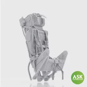   Art Scale - Ejection Seat - M.B Mk.2E with seat belts with survival pack for Revell