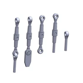 Art Scale - Rigging Turnbuckles - 4 types