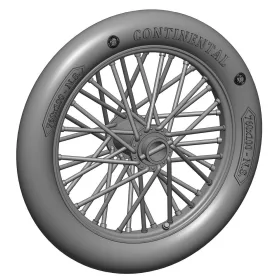 Art Scale - German 760x100 spoked wheels - 1 pair