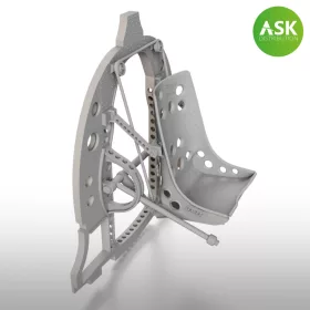   Art Scale - 1/48 A6M Bulkhead with Seat in bottom position - ASK 3D Print rec. for Eduard