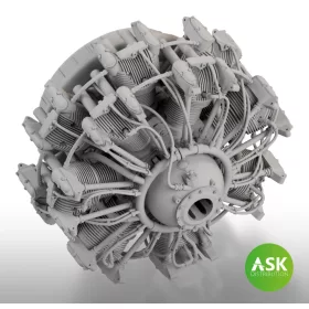   Art Scale - 1/48 Nakajima Sakae 12 engine - ASK 3D Print rec. Eduard