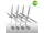Art Scale - B-29 propeller set of 4 pc. and exhausts for Revell / Monogram