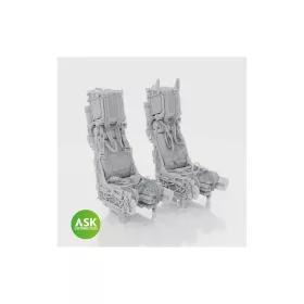   Art Scale - SJU-17 Ejection Seat with seat belts - 1 pc recommended for F-14D Tomcat - Tamiya