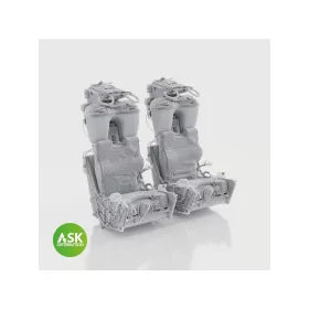   Art Scale - F-4 Phantom Ejection Seats - M.B. MK.H-7 without seat belts (2pcs)  rec. for Tamiya kit