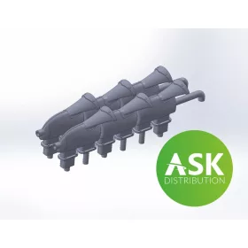   Art Scale - Spitfire Mk Shrouded Fishtail exhausts for Eduard