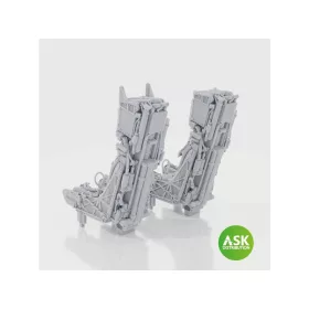   Art Scale - SJU-17 ejection seats with seat belts 2 pcs rec. for F-14D - 3D print for Tamiya