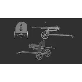 Art Scale - Goryunov SG-43 machine gun harcjármű makett