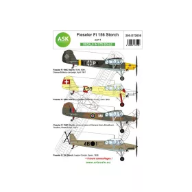   Art Scale - Fieseler Fi 156 Storch part 1Around WWII Europe and Foreign services