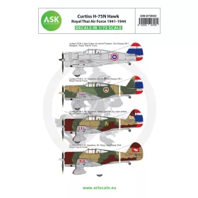   Art Scale - Curtiss H-75N Hawk Royal Thai Air Force 1941-1944