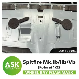   Art Scale - Spitfire Mk.Ib/IIb/Vb Wheel bays - FOAM flexibel express fit mask for Kotare