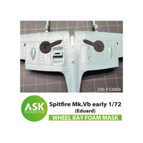   Art Scale - Spitfire Mk.Vb wheel bay FOAM flexibel mask for Eduard