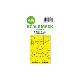   Art Scale - Bf 109G-4 one-sided express fit and self adhesive mask for SWS Zoukei - Mura