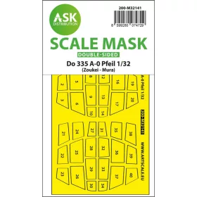   Art Scale - Dornier Do 335A-0 Pfeil double-sided mask for Zoukei Mura 