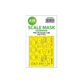   Art Scale - F4U-1A Corsair double-sided fit and self adhesive express mask for Magic Factory