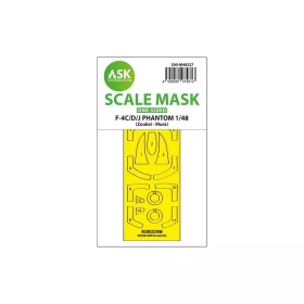   Art Scale - F-4C/D/J Phantom one-sided fit and self adhesive express mask for Zoukei-Mura