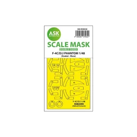   Art Scale - F-4C/D/J Phantom double-sided fit and self adhesive express mask for Zoukei-Mura