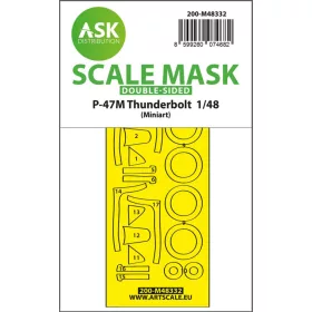   Art Scale - P-47M Thunderbolt  double-sided express fit mask for Miniart 