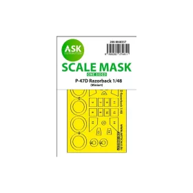   Art Scale - P-47D Razorback one-sided express fit mask for MINIART