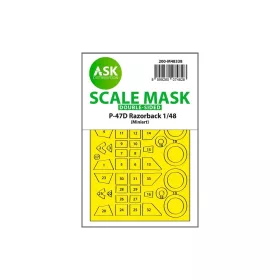   Art Scale - P-47D Razorback double-sided express fit mask for MINIART