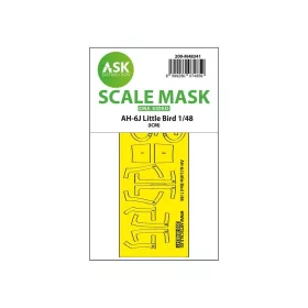   Art Scale - AH-6J Little Bird one-sided express fit mask for ICM