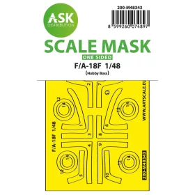 Art Scale - F/A-18F one-sided express fit  mask for Meng