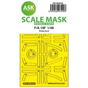 Art Scale - F/A-18F double-sided express fit  mask for Meng