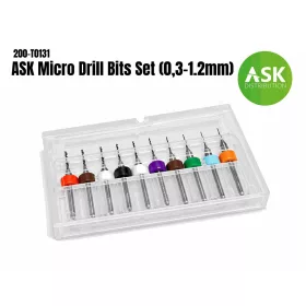 Art Scale - Micro Drill Bits Set (0,3-1,2 mm)