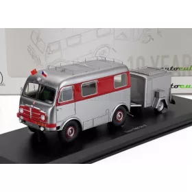   Autocult - TATRA T805 H+Z WITH TRAILER CZECH REPUBLIC 1953 - WITH USB STICK DIGITAL VERSION BOOK OF THE YEAR CATALOGUE 2025 SILVER RED