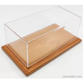  Atlantic - Vetrina Display Box Aichi Base In Legno - Wood Linden Base - Lungh.Lenght Cm 23 X Largh.Width Cm 12 X Alt.Height Cm 8.5 (Altezza Interna 8.0 Cm ) Plastic Display