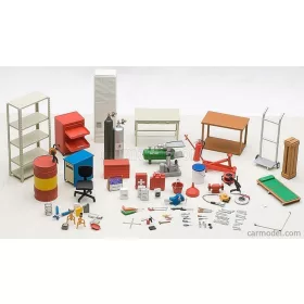 Autoart - 1:18 Garage Kit Set (Version 1)