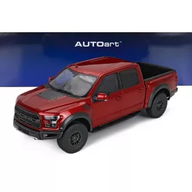   Autoart - FORD USA F-150 RAPTOR PICK-UP DOUBLE CABINE 2019 RUBY RED