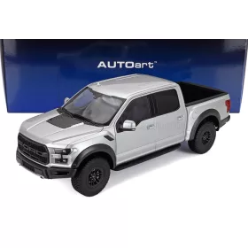   Autoart - FORD USA F-150 RAPTOR PICK-UP DOUBLE CABINE 2019 SILVER