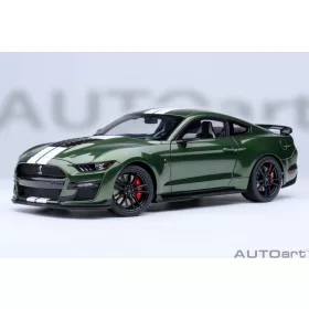   Autoart - Ford Mustang Shelby GT500 Eruption Green White Stripes 2023 (composite model/full openings)