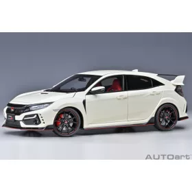   Autoart - Honda Civic Type R (Fk 8) (Championship White) 2021 (Composite Model/Full Openings) Autoart