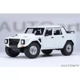   Autoart - Lamborghini LM002 (Bianco Polo Park/White) (composite model/full openings)