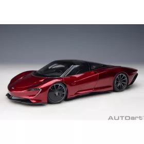   Autoart - 1:18 Mclaren Speedtail (Volcano Red) 2020 (Composite Model/ 2 Door Openings  Total 4 Openings)