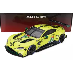   Autoart - ASTON MARTIN VANTAGE AMR TEAM ASTON MARTIN RACING N 97 24h LE MANS 2018 A.LYNN - M.MARTIN - J.ADAM YELLOW