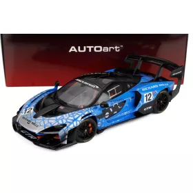 Autoart - McLAREN SENNA GTR N 12 PRESS 2021 BLUE BLACK