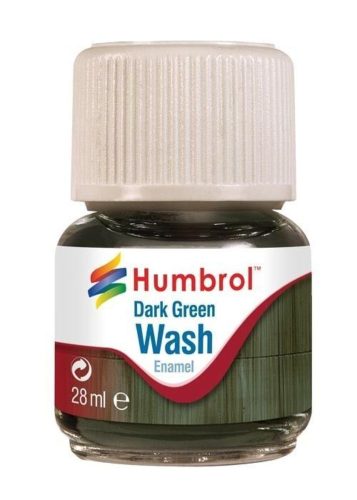 Humbrol - Humbrol Enamel Wash Dark Green 28 ml