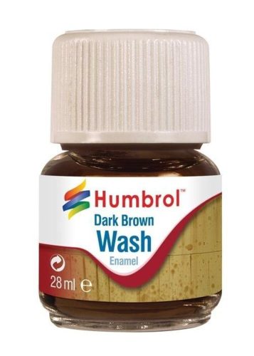 Humbrol - Humbrol Enamel Wash Dark Brown 28 ml