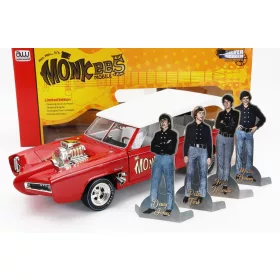   Autoworld - PONTIAC GTO CONVERTIBLE MONKEEMOBILE - THE MONKEES 1966 RED WHITE