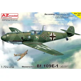 AZ Model - 1/72 Bf 109E-1  JG.51 