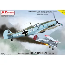 AZ Model - 1/72 Bf 109E-1  JG.77 
