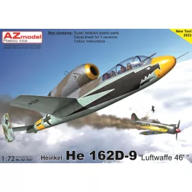 AZ Model - 1/72 Heinkel He 162D-9  Luftwaffe 46 