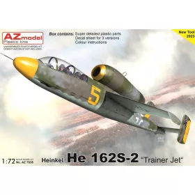 AZ Model - 1/72 Heinkel He 162S-2  Trainer Jet 