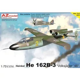 AZ Model - 1/72 Heinkel He 162B-3  Volksj ger 46 