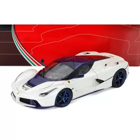   Bbr-Models - FERRARI LAFERRARI 2013 - POLIFOAM PACK WHITE CARBON BLUE